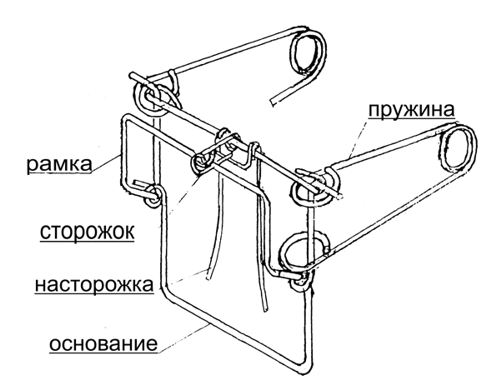 Устройство капкана схема