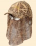 Камуфляжная кепка с сеткой для лица JahtiJakt Reed Сamo cap with net JJ6102N21C