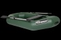 Лодка надувная ПВХ "Фрегат М-1 Оптима" (200 см) гребная одноместная с веслами (зеленый)