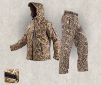Мембранный демисезонный костюм виндстопер "Тигр" для охоты и рыбалки (цвет NW1) с сумкой для переноски