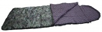 Спальный мешок-одеяло с подголовником "Аляска" (-20 С, ткань Оксфорд, цвет КМФ)