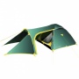 Палатка Tramp Grot трекинговая трехместная двухслойная (зеленый) TRT-008.04